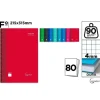 Cuaderno Espiral Fº 80H 90g/m² Cuadricula 4X4