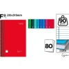 Cuaderno Espiral Fº 80H 90g/m² Raya Horizontal