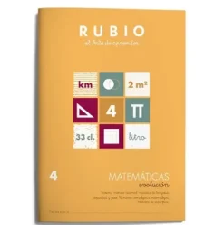 Cuaderno Matemáticas Evolución de Rubio ME4