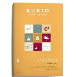 Cuaderno Matemáticas Evolución de Rubio ME6