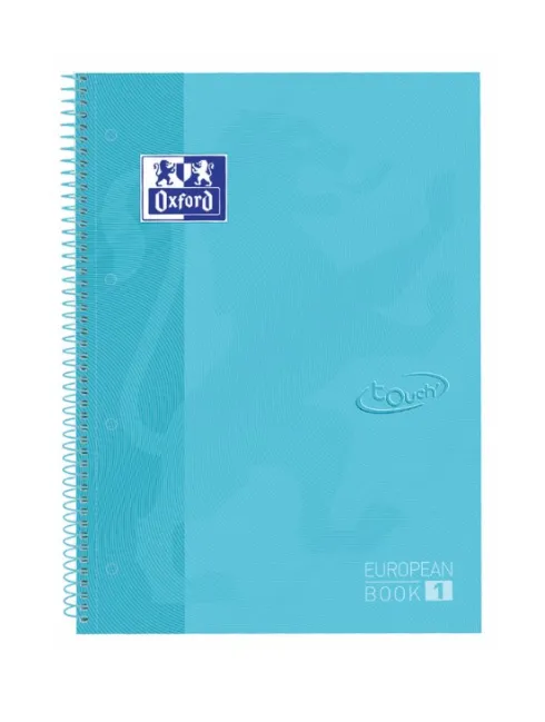 Cuaderno Oxford Touch 80H 90G Aqua