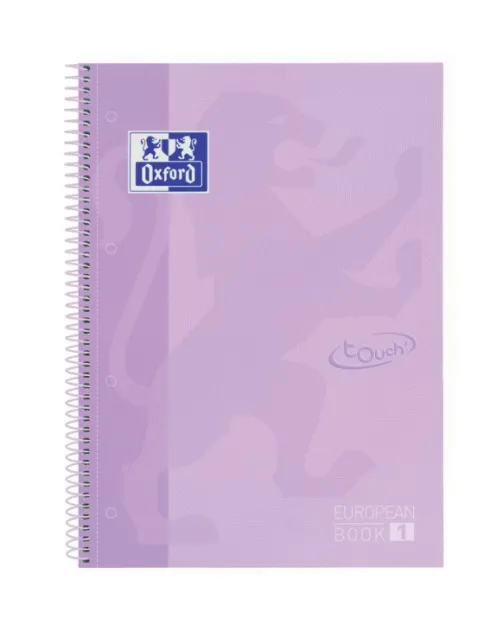 Cuaderno Oxford Touch 80H 90G Malva