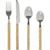 Cubertería Indonesia 24PCS Madera