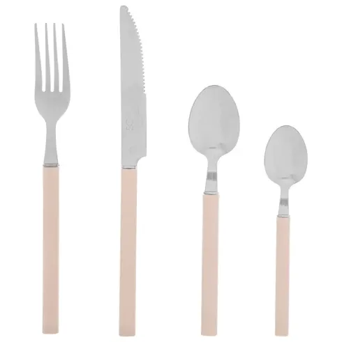 Cubertería Indonesia 24PCS Nude