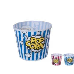 Cubo Para Palomitas Azul/Rojo