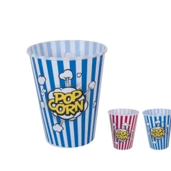 Cubo Para Palomitas Azul/Rojo