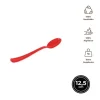Cucharita Alta Calidad Reutilizable Rojo 12,5CM