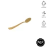 Cucharita Alta Calidad Reutilizable Oro 12,5CM