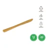 Cuchillo Alta Calidad Reutilizable Oro 20CM