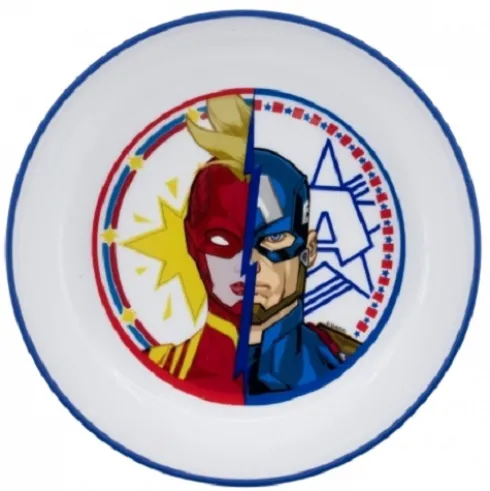 Cuenco Antideslizante Premium Bicolor Avengers Invincible Force