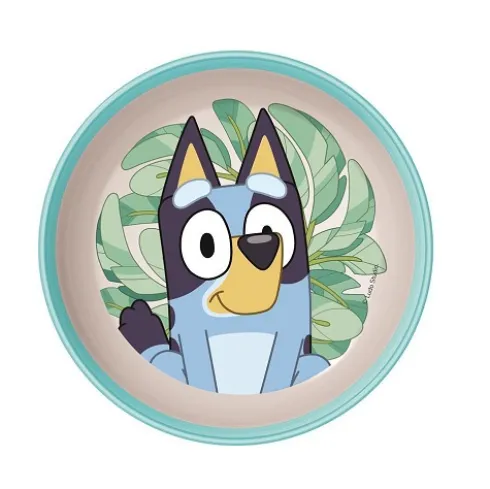 Cuenco Antideslizante Premium Bicolor Bluey