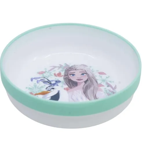 Cuenco Antideslizante Premium Bicolor Frozen Snow Tale