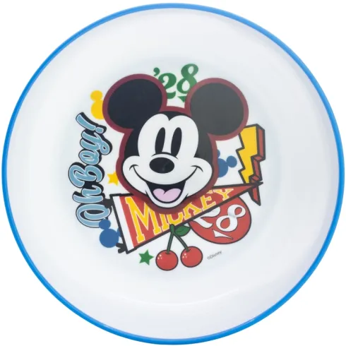 Cuenco Antideslizante Premium Bicolor Mickey True Champions