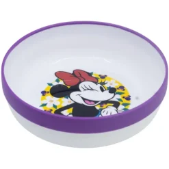 Cuenco Antideslizante Premium Bicolor Minnie Sunshine