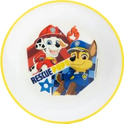 Cuenco Antideslizante Premium Bicolor Paw Patrol Boy Rescue Pups