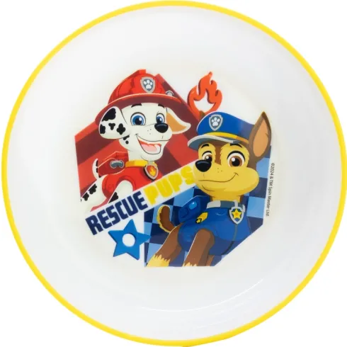 Cuenco Antideslizante Premium Bicolor Paw Patrol Boy Rescue Pups