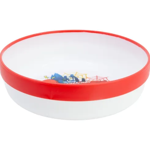Cuenco Antideslizante Premium Bicolor Spiderman Moving Target