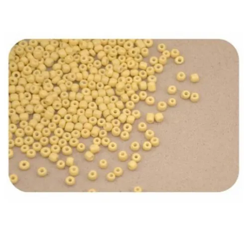 Cuentas Cristal Amarillo Beige 4MM 30G