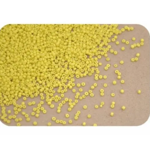 Cuentas Cristal Amarillo 2MM 30G