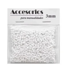 Cuentas Cristal Blanco 3MM 30G