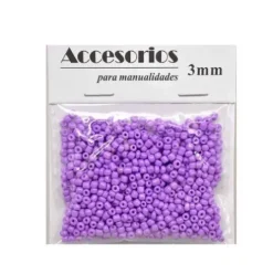 Cuentas Cristal Lila 3MM 30G