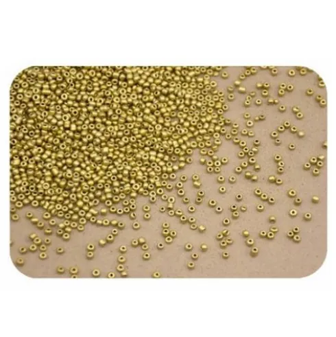 Cuentas Cristal Oro 2MM 30G