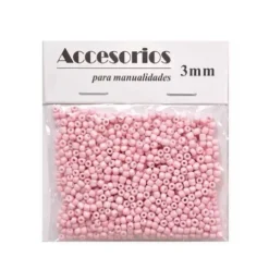 Cuentas Cristal Rosa Claro 3MM 30G