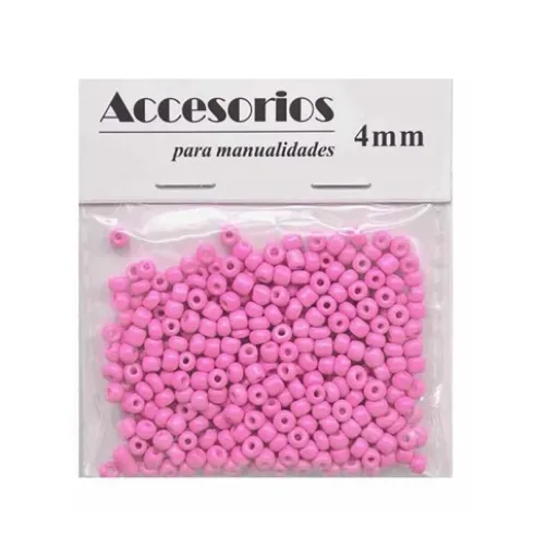 Cuentas Cristal Rosa 4MM 30G