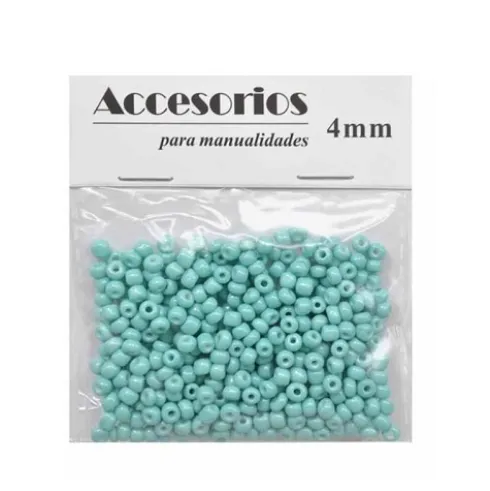 Cuentas Cristal Turquesa 4MM 30G