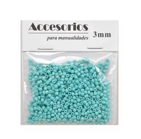 Cuentas Cristal Turquesa 3MM 30G