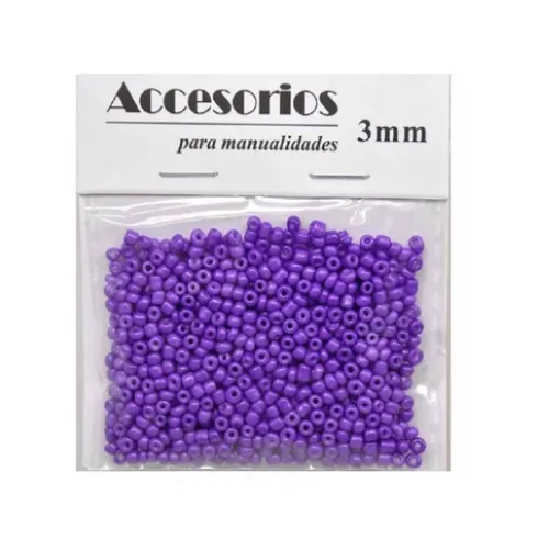 Cuentas Cristal Violeta 3MM 30G