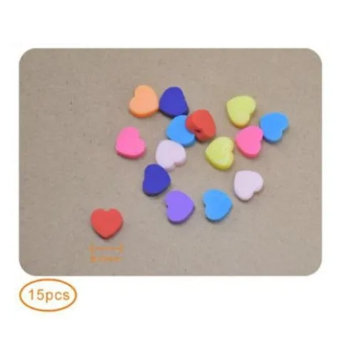 Cuentas De Arcilla Polimétrica Corazón