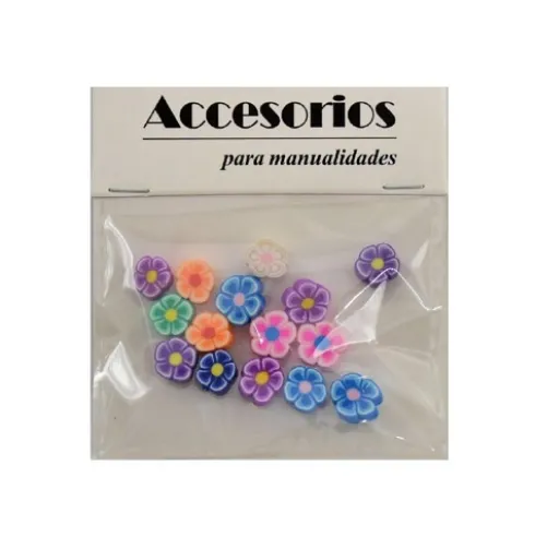 Cuentas De Arcilla Polimétrica Flor