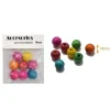 Cuentas De Madera Multicolor 18MM