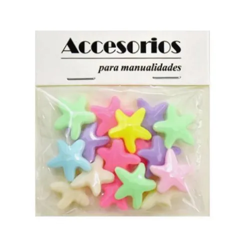 Cuentas De Plástico Estrella 20MM