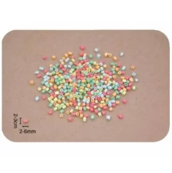 Cuentas De Plástico 3X6MM