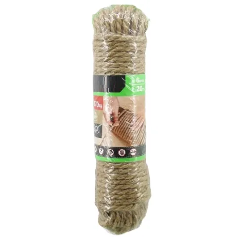 Cuerda Cañamo Trenzados 6mm x 20m
