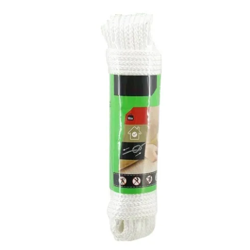 Cuerda Trenzada Blanco 6mm x 20m