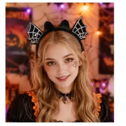 Diadema Bat Con Lazo