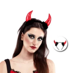 Diadema Diablesa Con Plumas