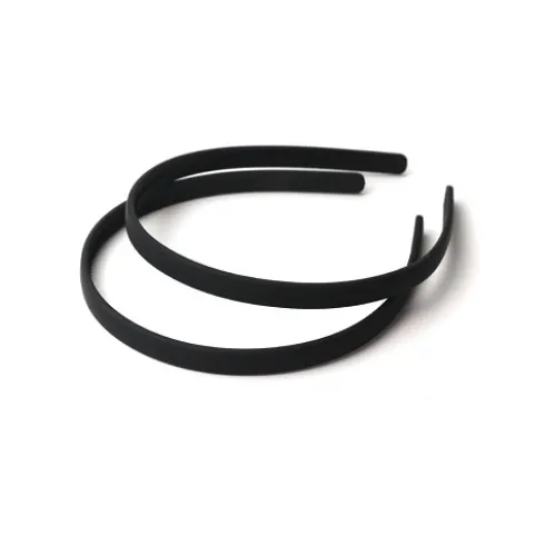 Diadema Mate Negro 2pcs