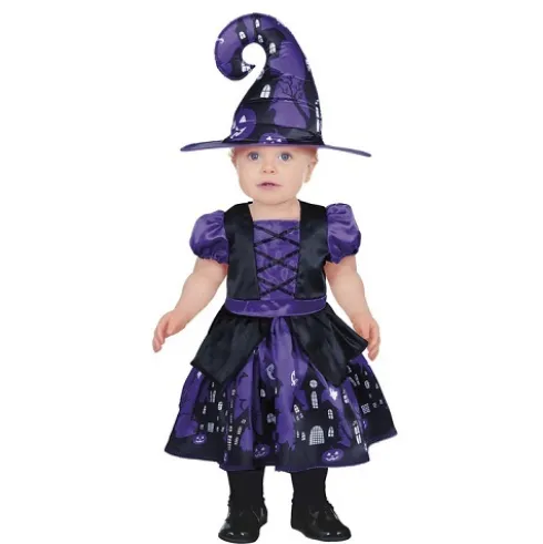Disfraz Bruja Purpura Baby 12-18