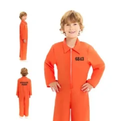 Disfraz Preso Naranja Infantil