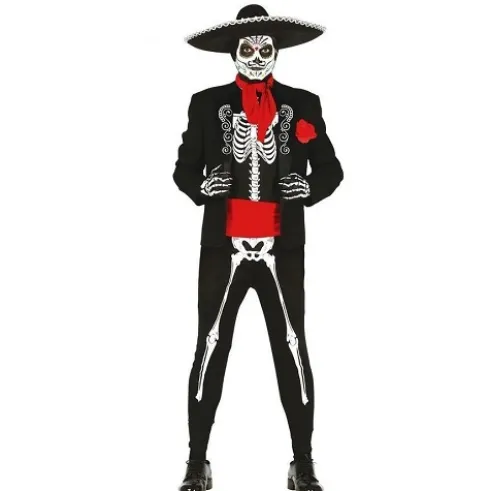 Disfraz Skeleton Mexican Adulto