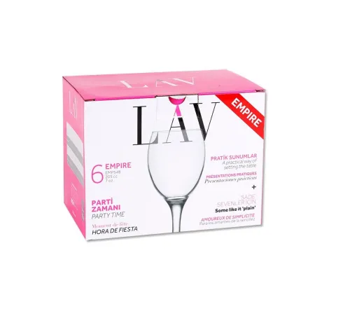 EMPIRE Copas Vino Blanco 200cc