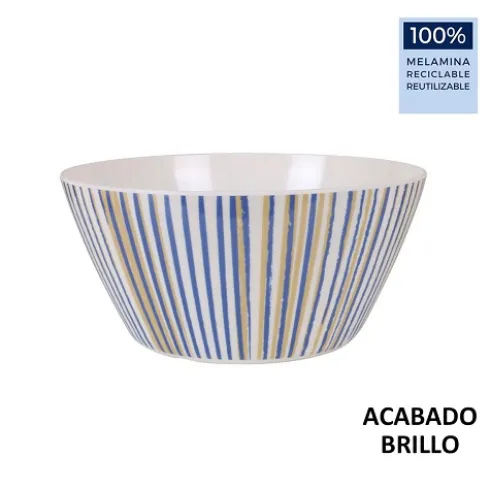 Ensaladera 25.5×13.5cm Irys Melamina Brillo La Med
