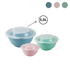 Ensaladera C/Tapa Colors 5,5L