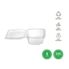 Envase Tapa Reutilizable Transparente 375CC