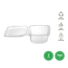 Envase Tapa Reutilizable Transparente 750CC