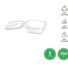 Envase Tapa Reutilizable Transparente 250CC
